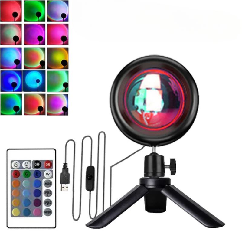 Sunset Projection Lamp Rainbow Atmosphere Night Light
