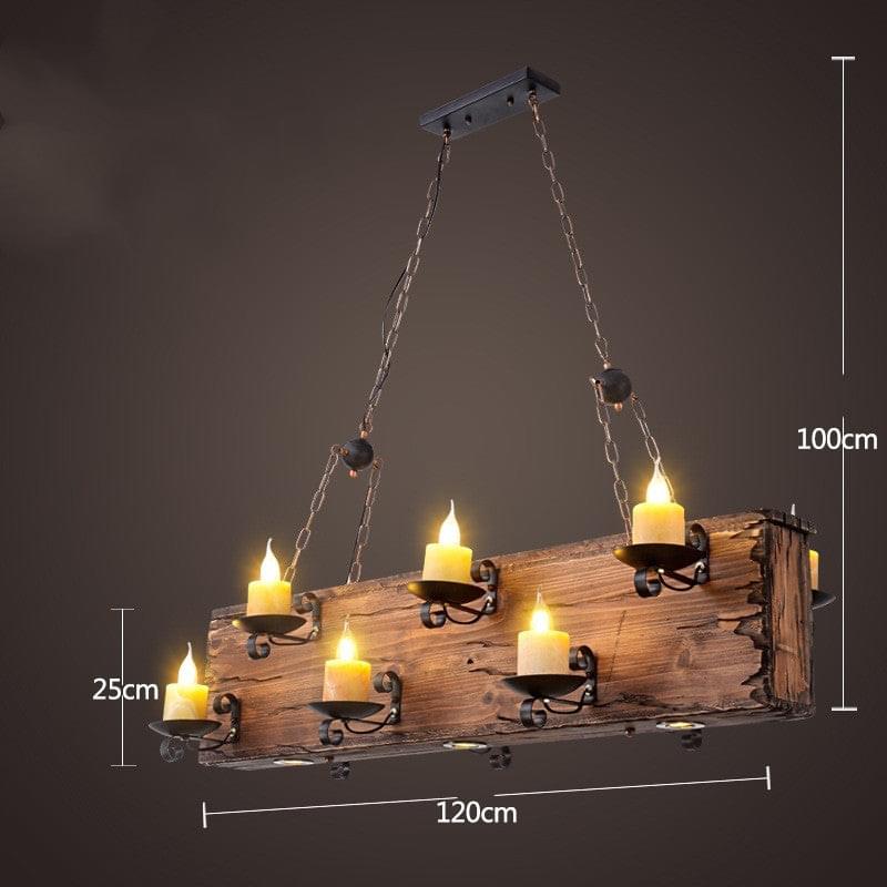 Bar American Chandelier Retro Chandelier Creative Lamp