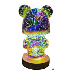 3D Firework Bear Light Luminous Bear Atmosphere Table Lam