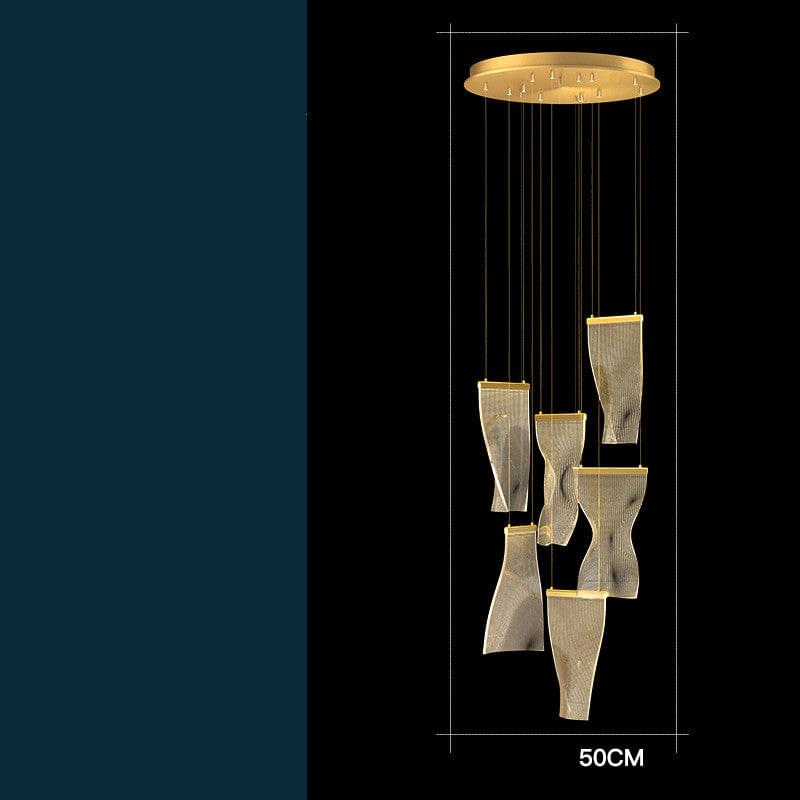 Duplex Building Chandelier Simple Modern Nordic Light Luxury