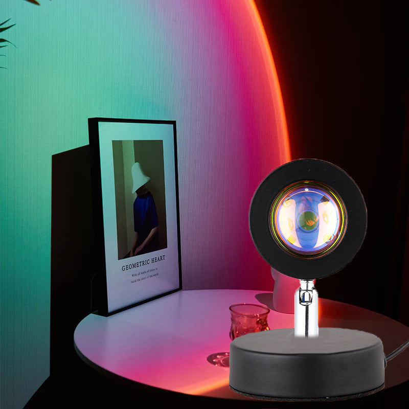 Sunset Lamp Rainbow Projector Night Light