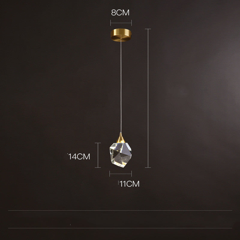 Modern Minimalist Restaurant Three-Head Chandelier