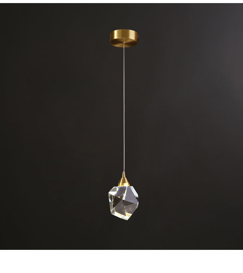 Modern Minimalist Restaurant Three-Head Chandelier