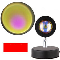 Sunset Lamp Rainbow Projector Night Light