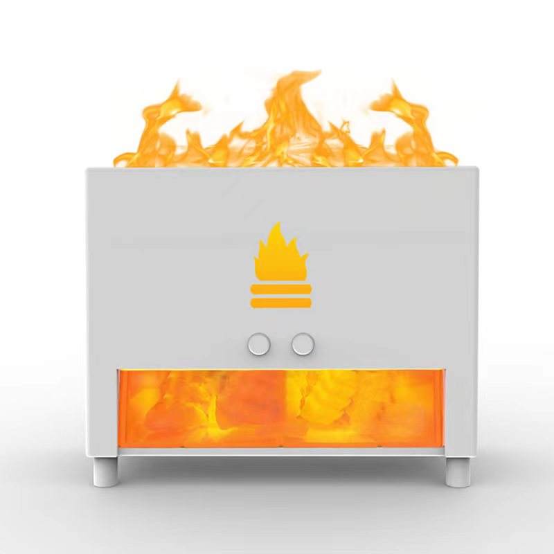 3D Fire Effect Humidifier & Aroma Diffuser - for Home Decor & Relaxation