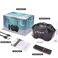 Northern Lights Music Star Projector Lamp