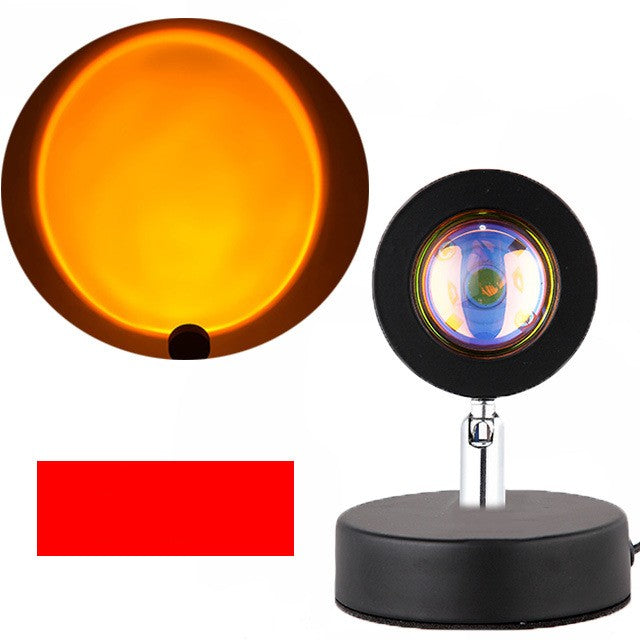 Sunset Lamp Rainbow Projector Night Light