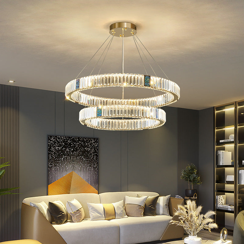 Light Luxury Crystal Living Room Chandelier