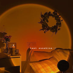 Sunset Lamp Rainbow Projector Night Light