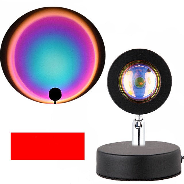 Sunset Lamp Rainbow Projector Night Light