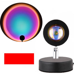 Sunset Lamp Rainbow Projector Night Light