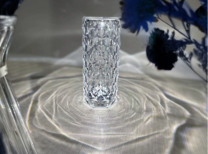Rose Light And Shadow USB Charging Crystal Night Light