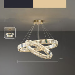 Light Luxury Crystal Living Room Chandelier