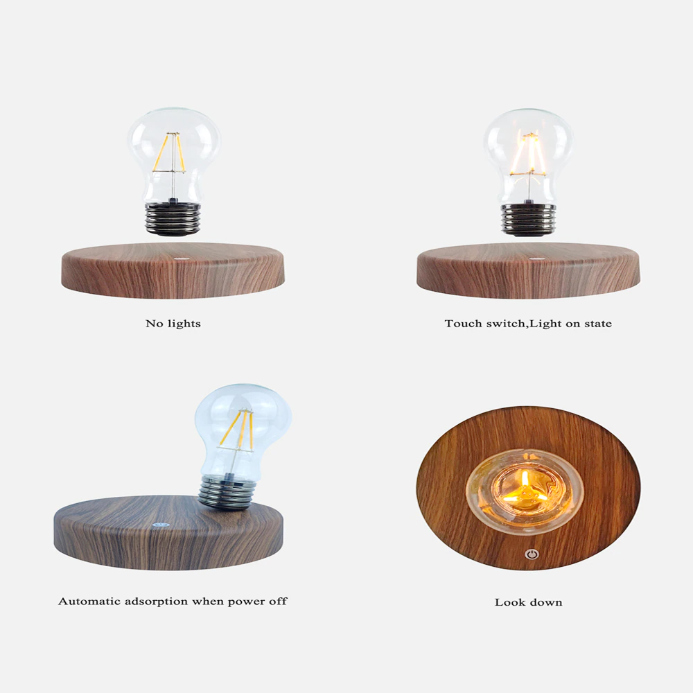 Magnetic Levitation Bulb Night Light Desktop Decoration